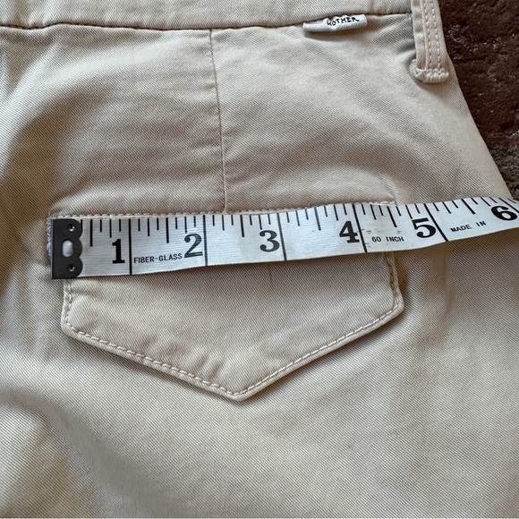 NWT MOTHER Women The Shaker Prep Short Fray High Rise Vanilla Size 24 raw hem - Picture 9 of 16